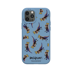 iPhone 12 / 12 Pro SolidSuit  巴斯奇亞 Jean-Michel Basquiat 小恐龍-拼貼款