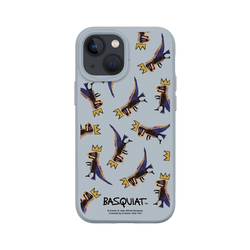 iPhone 13 mini SolidSuit  巴斯奇亞 Jean-Michel Basquiat 小恐龍-拼貼款