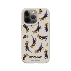 iPhone 13 Pro SolidSuit  巴斯奇亞 Jean-Michel Basquiat 小恐龍-拼貼款