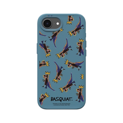 iPhone 16e SolidSuit  巴斯奇亞 Jean-Michel Basquiat 小恐龍-拼貼款
