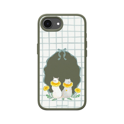 iPhone 16e SolidSuit  TOCOROCOMUGI 綠野花環