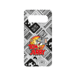 犀牛盾SolidSuit手機殼 - Samsung Galaxy S10 (4G) - 【聯名設計款】 - 湯姆貓與傑利鼠 Tom and Jerry - 貼紙系列 - 復古LOGO