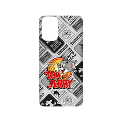 犀牛盾SolidSuit手機殼 - Samsung Galaxy S20+ (4G/5G) - 【聯名設計款】 - 湯姆貓與傑利鼠 Tom and Jerry - 貼紙系列 - 復古LOGO