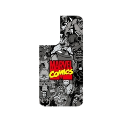 犀牛盾SolidSuit手機殼 - Samsung Galaxy S21 - 【聯名設計款】 - 迪士尼-漫威 Marvel - 漫威英雄-漫畫標誌