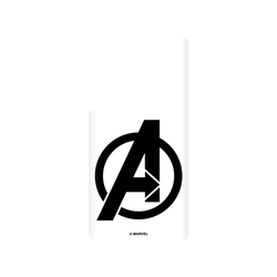 犀牛盾SolidSuit手機殼 - Samsung Galaxy S21 Ultra - 【聯名設計款】 - 迪士尼-漫威 Marvel - 漫威Logo-復仇者聯盟 黑色標誌