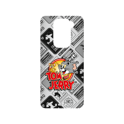 犀牛盾SolidSuit手機殼 - 紅米 Note 9 - 【聯名設計款】 - 湯姆貓與傑利鼠 Tom and Jerry - 貼紙系列 - 復古LOGO