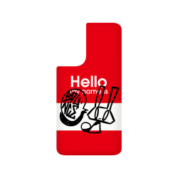 犀牛盾SolidSuit手機殼 - Samsung Galaxy S21 FE - 【聯名設計款】 - BOUNCE - HELLO MY NAME IS BOUNCE