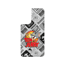 犀牛盾SolidSuit手機殼 - Samsung Galaxy S21 FE - 【聯名設計款】 - 湯姆貓與傑利鼠 Tom and Jerry - 貼紙系列 - 復古LOGO