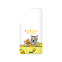 犀牛盾SolidSuit手機殼 - Samsung Galaxy S21 FE - 【聯名設計款】 - 湯姆貓與傑利鼠 Tom and Jerry - Best friends
