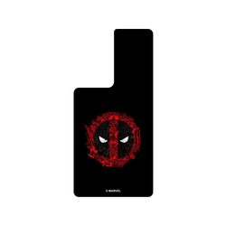 犀牛盾SolidSuit手機殼 - Samsung Galaxy S22 Ultra - 【聯名設計款】 - 迪士尼-漫威 Marvel - 死侍-漫畫標誌
