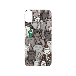 犀牛盾SolidSuit手機殼 - iPhone XS - 【聯名設計款】 - 怪奇事物所 Incrediville - 貓是正義密集恐懼症