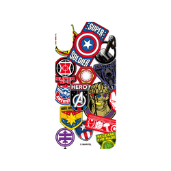 犀牛盾SolidSuit手機殼 - iPhone X - 【聯名設計款】 - 迪士尼-漫威 Marvel - 漫威英雄-貼紙系列