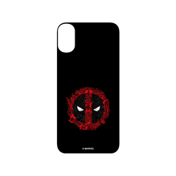 犀牛盾SolidSuit手機殼 - iPhone XS - 【聯名設計款】 - 迪士尼-漫威 Marvel - 死侍-漫畫標誌