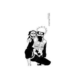 犀牛盾SolidSuit手機殼 - iPhone XS - 【聯名設計款】 - 火影忍者 Naruto - 素描系列-旗木卡卡西&帕克