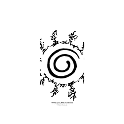 犀牛盾SolidSuit手機殼 - iPhone X - 【聯名設計款】 - 火影忍者 Naruto - LOGO系列-八卦封印