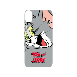 犀牛盾SolidSuit手機殼 - iPhone XR - 【聯名設計款】 - 湯姆貓與傑利鼠 Tom and Jerry - 大臉湯姆貓