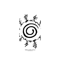 犀牛盾SolidSuit手機殼 - iPhone XS Max - 【聯名設計款】 - 火影忍者 Naruto - LOGO系列-八卦封印