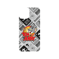 犀牛盾SolidSuit手機殼 - iPhone 11 Pro - 【聯名設計款】 - 湯姆貓與傑利鼠 Tom and Jerry - 貼紙系列 - 復古LOGO