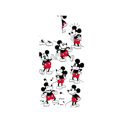 犀牛盾SolidSuit手機殼 - iPhone 12 mini - 【聯名設計款】 - 迪士尼-米奇 Mickey - Sticker-米奇的常態
