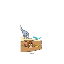 犀牛盾SolidSuit手機殼 - iPhone 12/12 Pro - 【聯名設計款】 - 湯姆貓與傑利鼠 Tom and Jerry - 傑利鼠夾心三明治