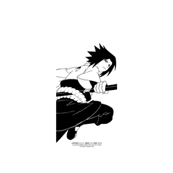 犀牛盾SolidSuit手機殼 - iPhone 12 Pro Max - 【聯名設計款】 - 火影忍者 Naruto - 素描系列-Sasuke