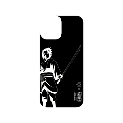 犀牛盾SolidSuit手機殼 - iPhone 12 Pro Max - 【聯名設計款】 - 火影忍者 Naruto - 黑白線稿-宇智波佐助