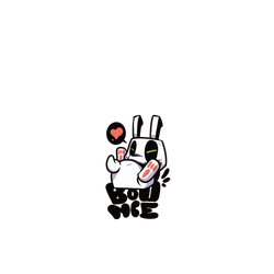 犀牛盾SolidSuit手機殼 - iPhone 13 mini - 【聯名設計款】 - BOUNCE - 慵懶棒小兔