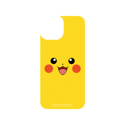 iPhone 13 mini 犀牛盾SolidSuit (MagSafe 兼容)聯名設計款防摔背蓋手機殼 寶可夢 Pokemon - 大臉系列-皮卡丘