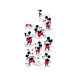 犀牛盾SolidSuit手機殼 - iPhone 13 mini - 【聯名設計款】 - 迪士尼-米奇 Mickey - Sticker-米奇的常態