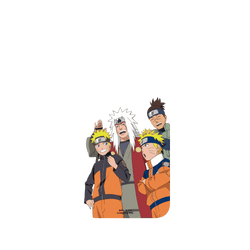 犀牛盾SolidSuit手機殼 - iPhone 13 mini - 【聯名設計款】 - 火影忍者 Naruto - 鳴人&自來也&伊魯卡老師