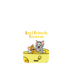 犀牛盾SolidSuit手機殼 - iPhone 13 Pro - 【聯名設計款】 - 湯姆貓與傑利鼠 Tom and Jerry - Best friends