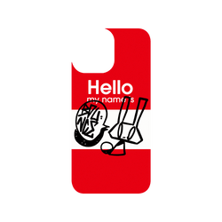 iPhone 13 Pro Max 犀牛盾SolidSuit (MagSafe 兼容)聯名設計款防摔背蓋手機殼 BOUNCE - HELLO MY NAME IS BOUNCE