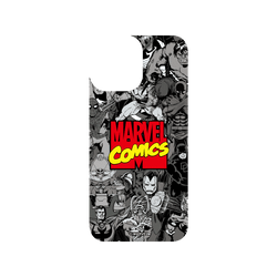 iPhone 13 Pro Max 犀牛盾SolidSuit (MagSafe 兼容)聯名設計款防摔背蓋手機殼 迪士尼-漫威 Marvel - 漫威英雄-漫畫標誌