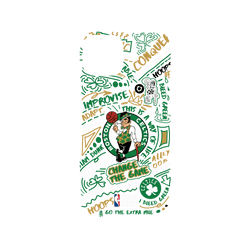 犀牛盾SolidSuit手機殼 - iPhone 13 - 【聯名設計款】 - NBA - 塗鴉系列-波士頓塞爾提克 Boston Celtics - Graffiti