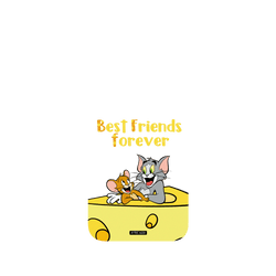 犀牛盾SolidSuit手機殼 - iPhone 14 - 【聯名設計款】 - 湯姆貓與傑利鼠 Tom and Jerry - Best friends