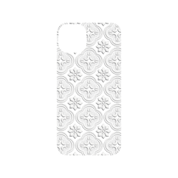 iPhone 14 Plus SolidSuit  老屋顏 壓花玻璃-白色海棠