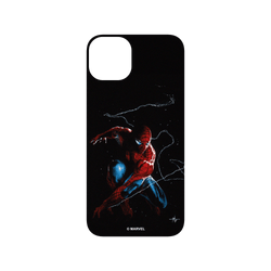 iPhone 14 Plus 犀牛盾SolidSuit (MagSafe 兼容)聯名設計款防摔背蓋手機殼 迪士尼-漫威 Marvel - 蜘蛛人-準備行動