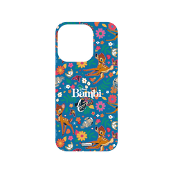 犀牛盾SolidSuit手機殼 - iPhone 14 Pro - 【聯名設計款】 - 迪士尼-經典系列 Disney Classics - 小鹿斑比 Bambi - Flower Pattern