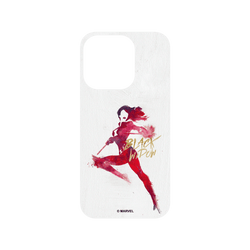 iPhone 14 Pro 犀牛盾SolidSuit (MagSafe 兼容)聯名設計款防摔背蓋手機殼 迪士尼-漫威 Marvel - 黑寡婦-塗鴉版