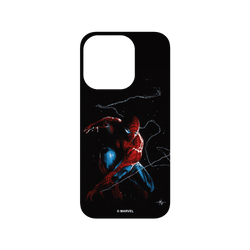 iPhone 14 Pro 犀牛盾SolidSuit (MagSafe 兼容)聯名設計款防摔背蓋手機殼 迪士尼-漫威 Marvel - 蜘蛛人-準備行動