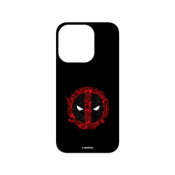 犀牛盾SolidSuit手機殼 - iPhone 14 Pro - 【聯名設計款】 - 迪士尼-漫威 Marvel - 死侍-漫畫標誌