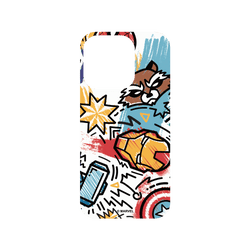 犀牛盾SolidSuit手機殼 - iPhone 14 Pro - 【聯名設計款】 - 迪士尼-漫威 Marvel - 漫威英雄-復仇者聯盟-卡通風格