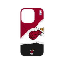 犀牛盾SolidSuit手機殼 - iPhone 14 Pro - 【聯名設計款】 - NBA - 熱血系列-邁阿密熱火 Miami Heats - Sweat and Tears