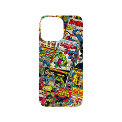iPhone 14 Pro Max 犀牛盾SolidSuit (MagSafe 兼容)聯名設計款防摔背蓋手機殼 迪士尼-漫威 Marvel - 漫威英雄-漫畫封面