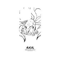 犀牛盾SolidSuit手機殼 - iPhone 14 Pro Max - 【聯名設計款】 - 火影忍者 Naruto - 素描系列-Kurama