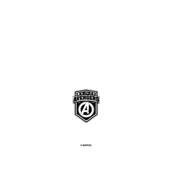 犀牛盾SolidSuit手機殼 - Samsung Galaxy A54 - 【聯名設計款】 - 迪士尼-漫威 Marvel - 漫威英雄-復仇者聯盟 標誌黑白版