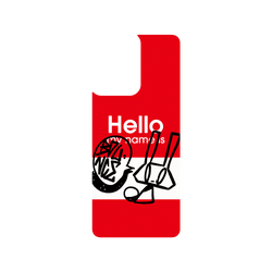 犀牛盾SolidSuit手機殼 - 紅米 Note 12 5G (Global) - 【聯名設計款】 - BOUNCE - HELLO MY NAME IS BOUNCE