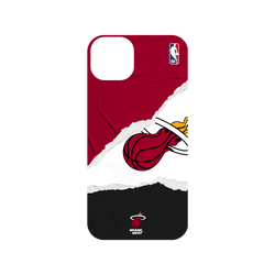 犀牛盾SolidSuit手機殼 - iPhone 15 Plus - 【聯名設計款】 - NBA - 熱血系列-邁阿密熱火 Miami Heats - Sweat and Tears
