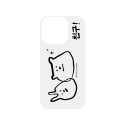 iPhone 15 Pro 犀牛盾SolidSuit (MagSafe 兼容)聯名設計款防摔背蓋手機殼 TwoGirls - 黑白朋友