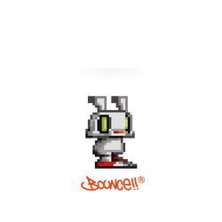 犀牛盾SolidSuit手機殼 - Google Pixel 8 - 【聯名設計款】 - BOUNCE - BOUNCE RABBIT 8 BIT